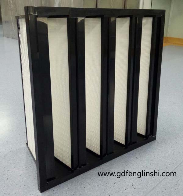 大風(fēng)量組合式高效過濾器具有過濾面積大，阻力低，使用壽命長特點
