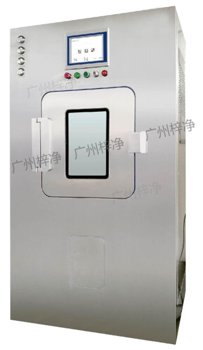 VHP滅菌傳遞窗采用專門的滅菌介質(zhì)給予系統(tǒng)使過氧化氫等離子體更均勻，達(dá)到滅菌效果。